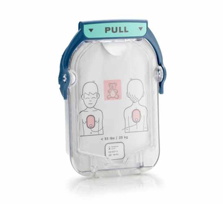 Comprar electrodos pediatricos HS1 para niños desfibrilador HeartStart HS1 Philips