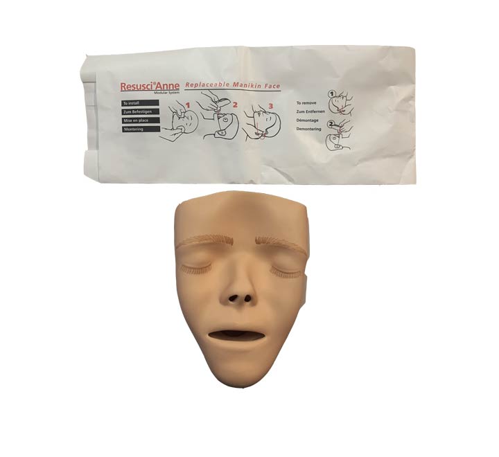 Piel facial maniquí Little Anne recambio original Laerdal