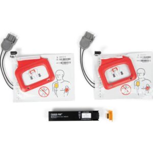 Kit de Sustitución Physio-Control: Cargador CHARGE-PAK y 2 juegos de electrodos QUIK-PAK