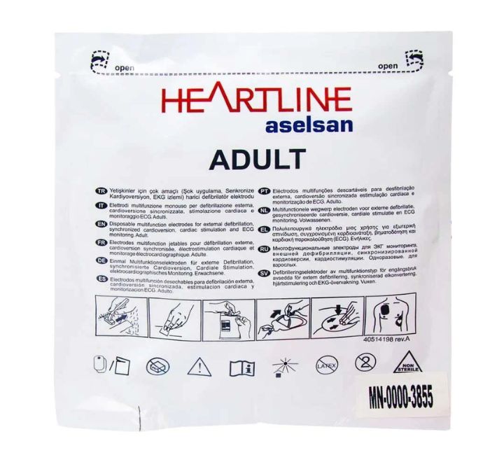 Electrodos Adulto Aselsan Heartline DEA.