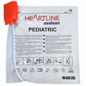 Electrodos Pediátricos Aselsan Heartline DEA.