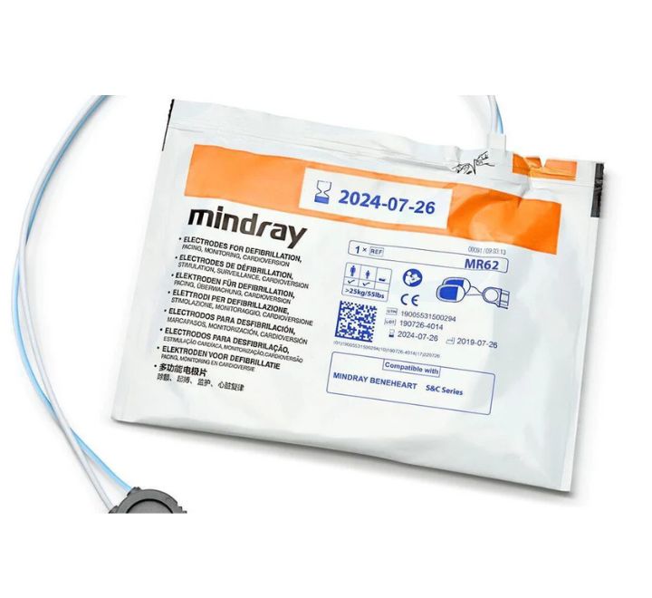 Electrodos Mindray BeneHeart MR62.