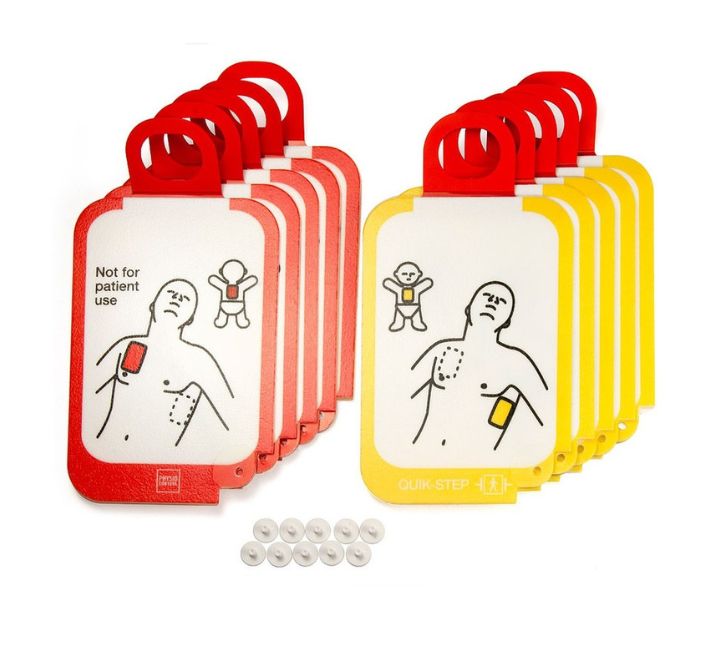 Electrodos Lifepak CR2 Trainer.