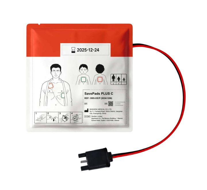 Electrodos Primedic HeartSave myPAD para pacientes adultos y pediátricos